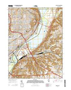 Peoria East 2015 topographic map thumbnail