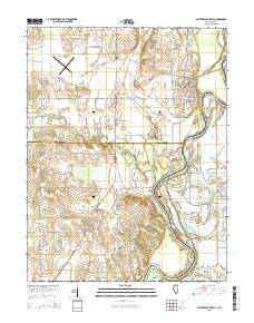 Saint Francisville 2015 topographic map thumbnail
