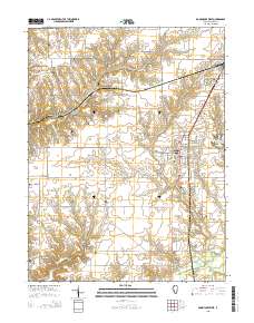 Roodhouse West 2015 topographic map thumbnail