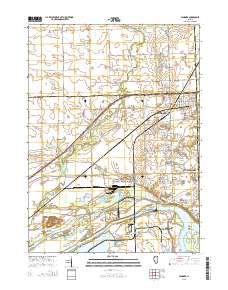 Minooka 2015 topographic map thumbnail