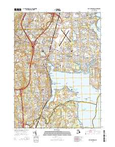 East Greenwich 2015 topographic map thumbnail