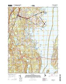 Wickford 2015 topographic map thumbnail