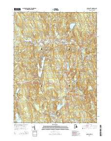 Chepachet 2015 topographic map thumbnail