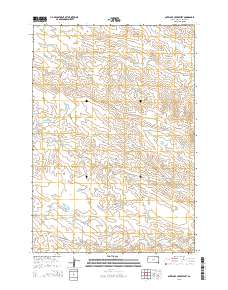 Antelope Creek West 2015 topographic map thumbnail