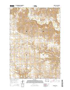 Bridger NE 2015 topographic map thumbnail