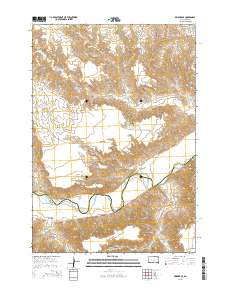 Bridger SE 2015 topographic map thumbnail