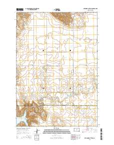 Artichoke Butte NE 2015 topographic map thumbnail