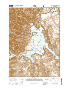 Angostura Reservoir 2015 topographic map thumbnail