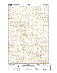 Brewer Butte 2015 topographic map thumbnail