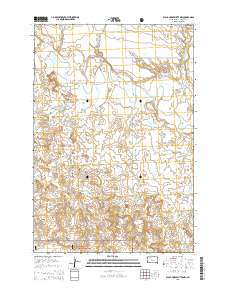 Black Horse Butte NW 2015 topographic map thumbnail