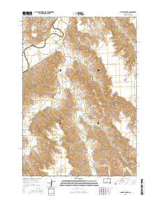 Cherry Creek 2015 topographic map thumbnail