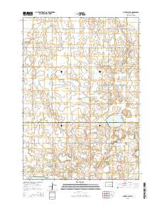 Cherry Lake 2015 topographic map thumbnail