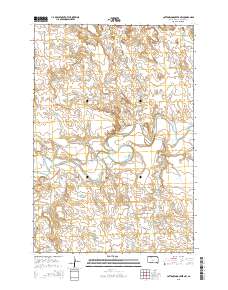 Cottonwood Creek NW 2015 topographic map thumbnail