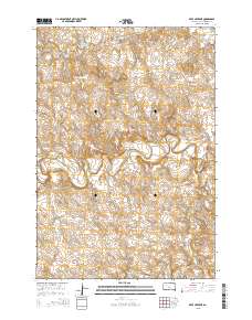 Deep Creek NE 2015 topographic map thumbnail