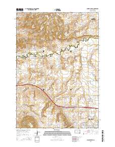 Chicken Creek 2015 topographic map thumbnail