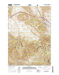 Deadwood North 2015 topographic map thumbnail