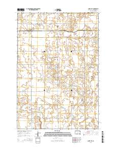 Claire City 2015 topographic map thumbnail