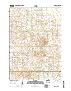 Buzzard Butte 2015 topographic map thumbnail