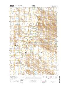 Camp Crook 2015 topographic map thumbnail