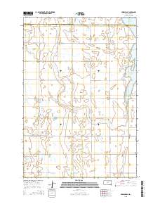 Cresbard NE 2015 topographic map thumbnail