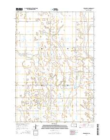 Cresbard SE 2015 topographic map thumbnail