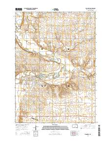 Flandreau 2015 topographic map thumbnail