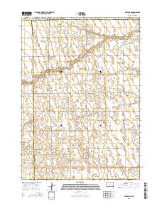 Delmont NE 2015 topographic map thumbnail