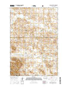 Eagles Nest Butte 2015 topographic map thumbnail