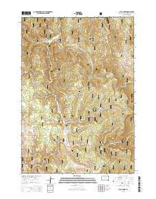 Ditch Creek 2015 topographic map thumbnail