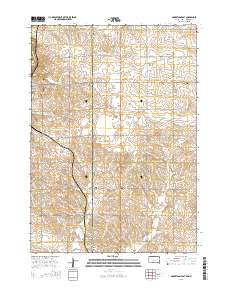Garretson East 2015 topographic map thumbnail