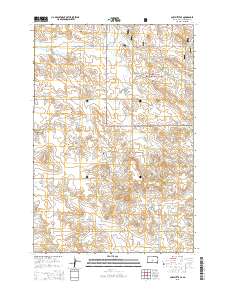 Cow Butte SE 2015 topographic map thumbnail