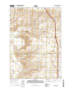 Estelline SE 2015 topographic map thumbnail