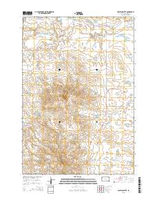 Haystack Butte 2015 topographic map thumbnail