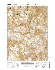 Jewel Cave SE 2015 topographic map thumbnail