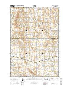Hump Butte 2015 topographic map thumbnail