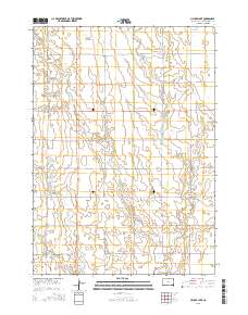 Haucks Lake 2015 topographic map thumbnail