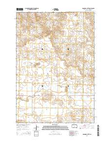 Grandmas Butte 2015 topographic map thumbnail