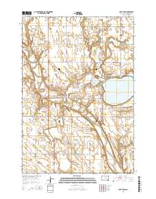 Lake Byron 2015 topographic map thumbnail