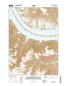 Lake Andes SW 2015 topographic map thumbnail