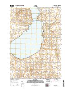 Lake Poinsett 2015 topographic map thumbnail