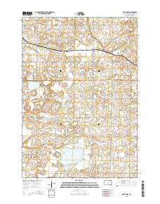 Lake Sinai 2015 topographic map thumbnail