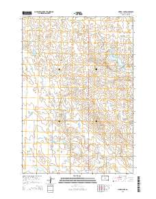 Newell Lake 2015 topographic map thumbnail