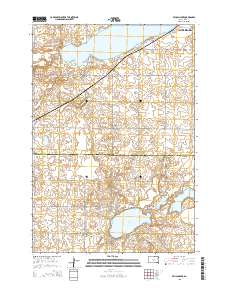 Pelican Lake 2015 topographic map thumbnail