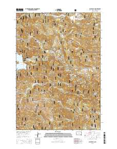 Pactola Dam 2015 topographic map thumbnail