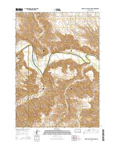 Mouth of Little Dog Creek 2015 topographic map thumbnail