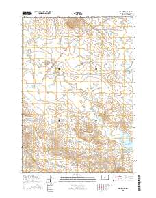 Mud Buttes 2015 topographic map thumbnail