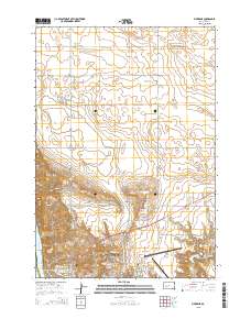 Pierre NE 2015 topographic map thumbnail