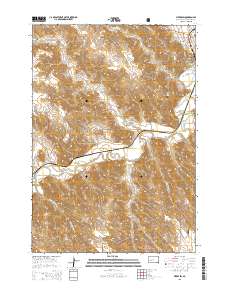 Pierre SW 2015 topographic map thumbnail