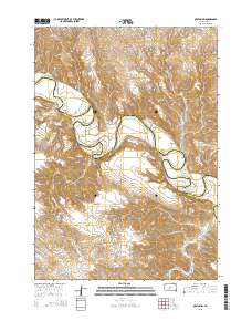 Okaton SW 2015 topographic map thumbnail
