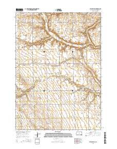 Mitchell SW 2015 topographic map thumbnail